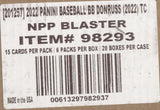 2022 Panini Donruss Baseball, 20 Blaster Box Case