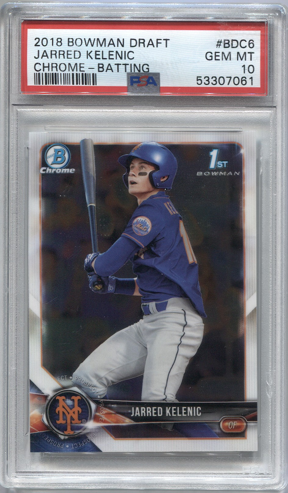Bowman mlb psa9 Auto Bubba Chandler /50