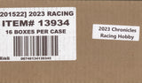 2023 Panini Chronicles Racing Hobby, 16 Box Case