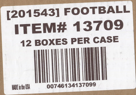 2023 Donruss Elite Football Hobby, 12 Box Case