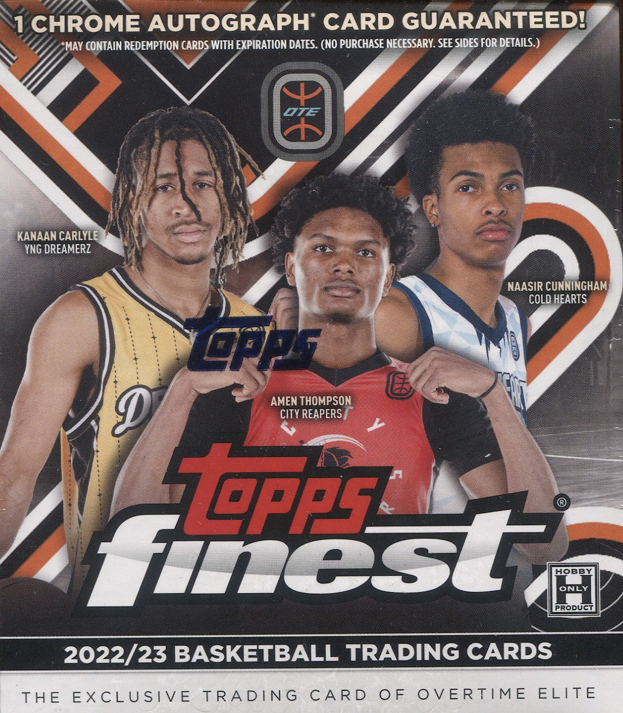 2022-23 Topps Finest Overtime Elite OTE Basketball Hobby, Mini-Box