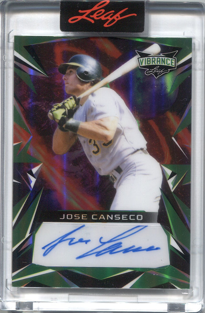  Jose Canseco Signed Oakland A's (Athletics) White