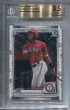 2020 Bayron Lora Bowman Chrome PROSPECTS 1ST BOWMAN BGS 9.5 #BCP52 Texas Rangers 8875