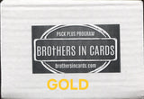 Brothers in Cards SPRING Football, GOLD Box