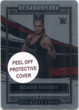 2022 Ronda Rousey Panini Impeccable STAINLESS STARS 82/99 #15 Friday Night Smackdown