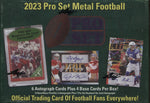 2023 Leaf Pro Set Metal Football Hobby, 10 Box Case