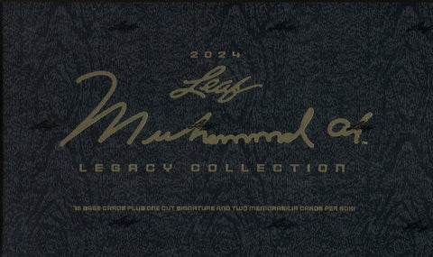 *PRESELL* 2024 Leaf The Muhammad Ali Legacy Collection Hobby, 1 Box Case *RELEASES 4/12*