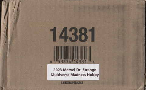 2023 Upper Deck Marvel Doctor Strange In The Multiverse Of Madness Hobby, 12 Box Case