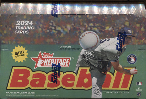 *NEW* 2024 Topps Heritage Baseball Hobby, Mini Box