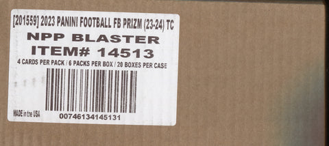2023 Panini Prizm Football, 20 Blaster Box Case