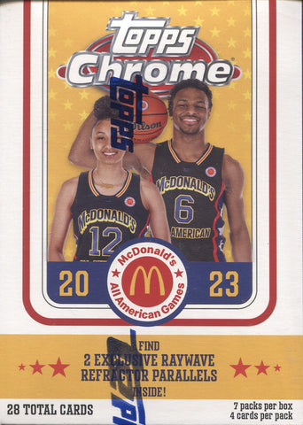 2023 Topps Chrome McDonald's All-American Basketball, Blaster Box