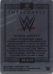 2022 Ronda Rousey Panini Impeccable WWE STAINLESS STARS ORANGE 20/25 #15 Monday Night Raw
