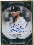 2022 Jose Abreu Topps Transcendent GOLD FRAMED GREEN AUTO 02/15 AUTOGRAPH #TCA-JA Chicago White Sox