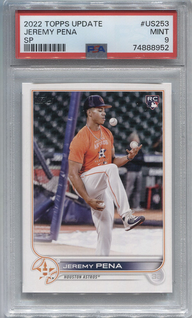 Jeremy Pena Houston Astros 2022 Topps Update # US253 Rookie