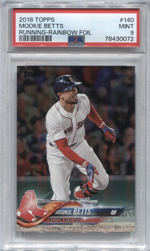 2018 Topps #140 Mookie Betts Boston Red Sox Baseball Card