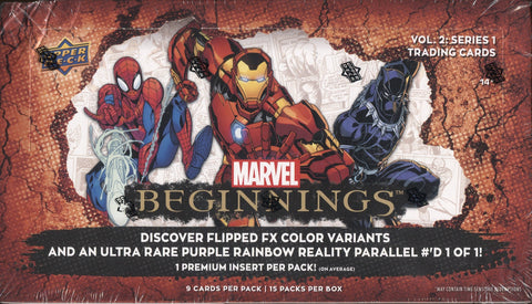 2022 Upper Deck Marvel Beginnings Volume 2 Series 1, Hobby Box