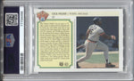 1992 Cecil Fielder Upper Deck MVP HOLOGRAMS PSA 8 #21 Detroit Tigers 4486