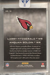 2017 Larry Fitzgerald Anquan Boldin Panini Illusions BLUE 083/100 #16 Arizona Cardinals