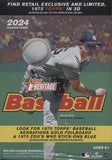 2024 Topps Heritage Baseball, 64 Hanger Box Case