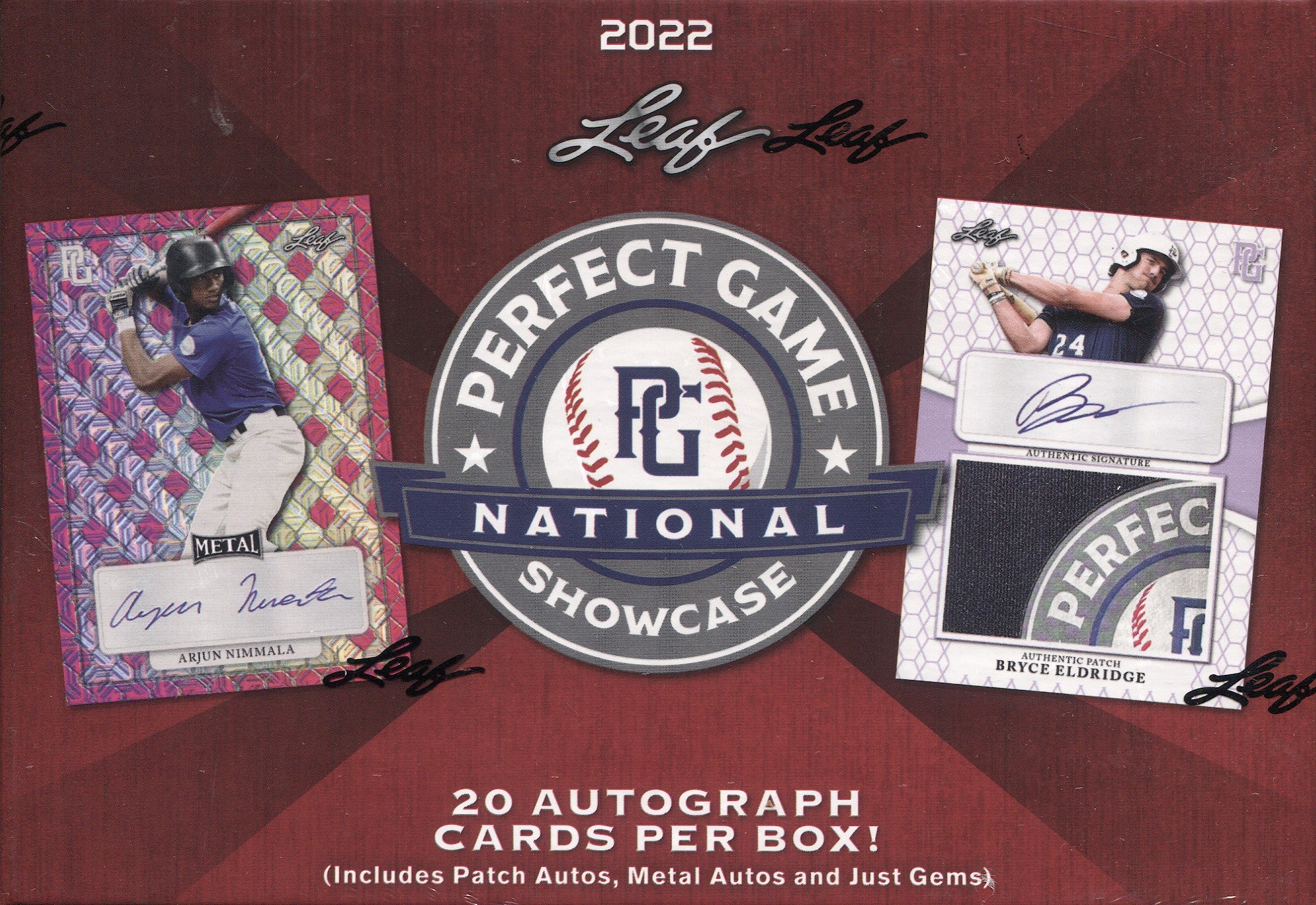 NEW* 2022 Leaf Perfect Game National Showcase Baseball Hobby, Box