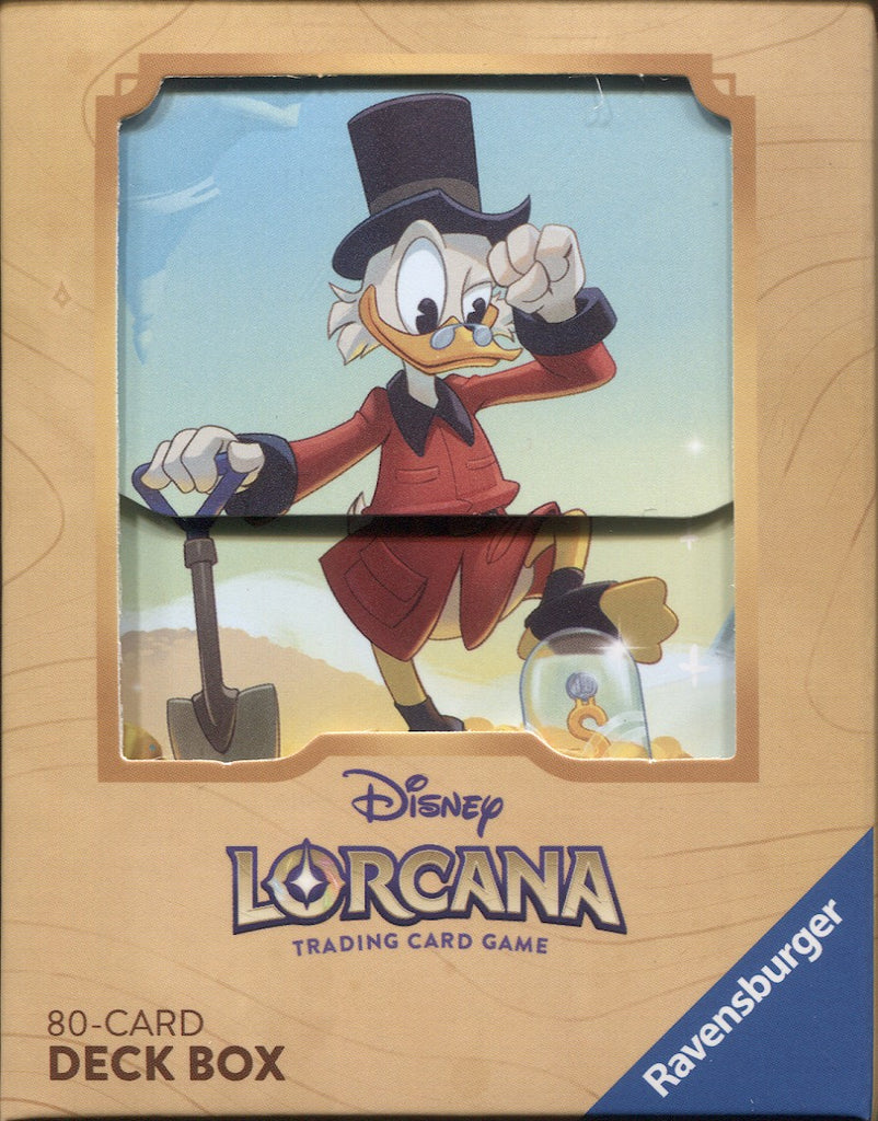 Disney Lorcana Into the Inklands, Scrooge McDuck Deck Box Disney Lorcana Into the Inklands, Scrooge McDuck Deck Box