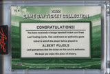 2022 Albert Pujols Leaf Game Day Ticket Collection TICKET STUB #TC-4 Anaheim Angels