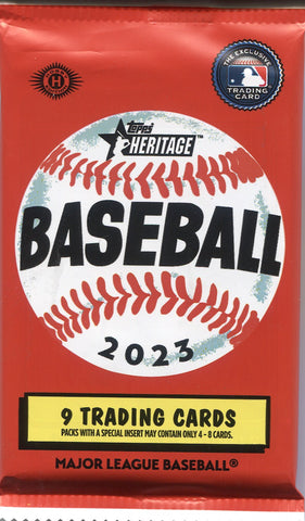 2023 Topps Heritage Baseball Hobby, Pack