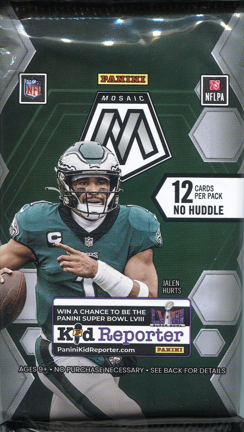 2022 Panini Mosaic Football Blaster Box with (6) Packs