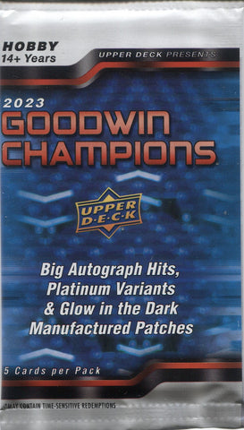 2023 Upper Deck Goodwin Champions Multi-Sport Hobby, Pack