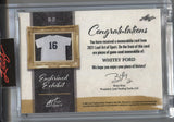 2021 Whitey Ford Leaf Art of Sport ENSHRINED EXHIBIT FIVE PIECE JERSEY 15/20 RELIC #EE-31 New York Yankees HOF