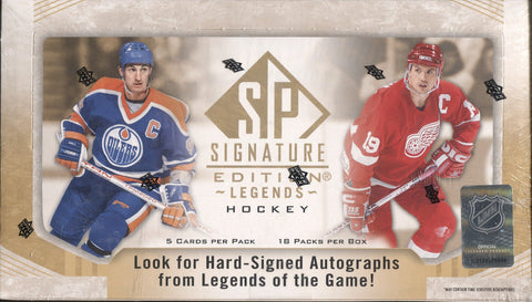 *NEW* 2020-21 Upper Deck SP Signature Legends Hobby Hockey, Box