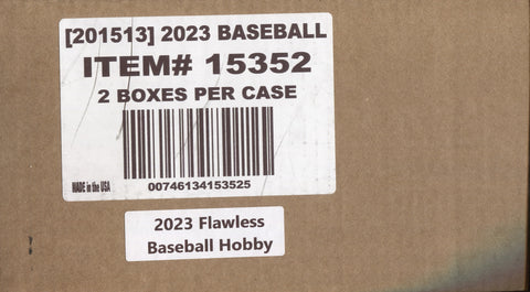 2023 Panini Flawless Baseball Hobby, 2 Box Case