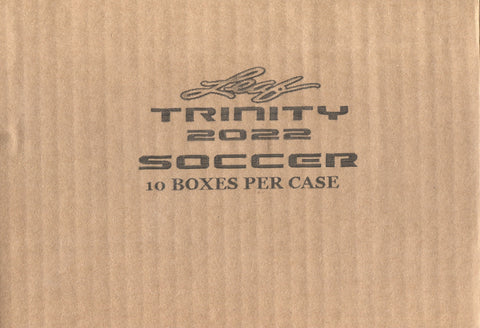 2022 Leaf Trinity Soccer Hobby, 10 Box Case
