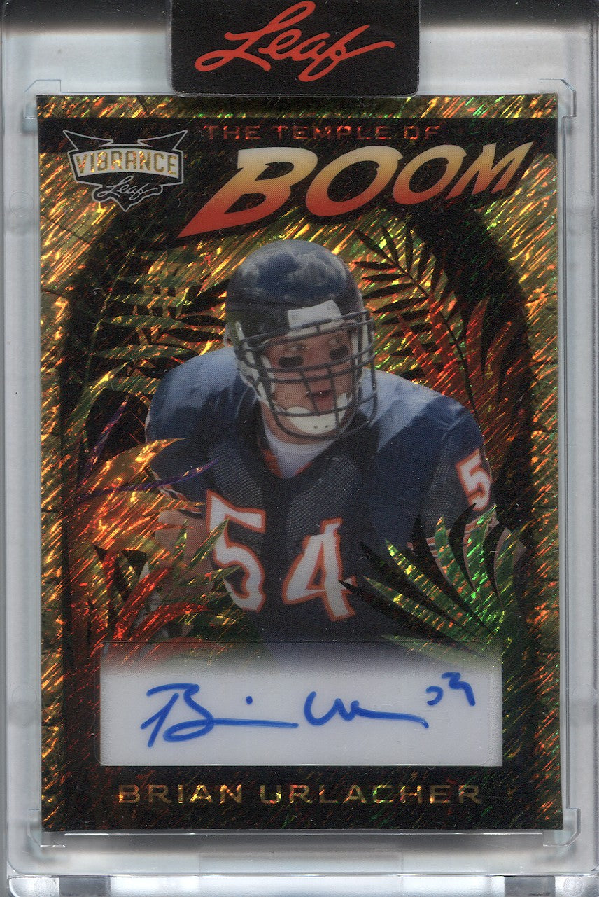 : Brian Urlacher Chicago Bears Signed Autograph CHROME