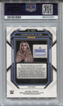 2023 Charlotte Flair Panini Prizm WWE FOTL GOLD SHIMMER 4/5 PSA 8 #123 Friday Night Smackdown 2301