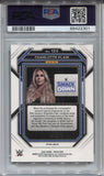 2023 Charlotte Flair Panini Prizm WWE FOTL GOLD SHIMMER 4/5 PSA 8 #123 Friday Night Smackdown 2301