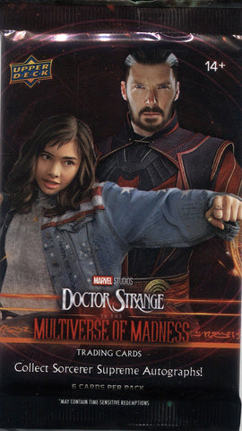 2023 Upper Deck Marvel Doctor Strange In The Multiverse Of Madness Hobby, Pack