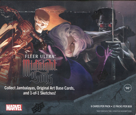 2023 Upper Deck Marvel Fleer Ultra Midnight Sons Hobby, Box