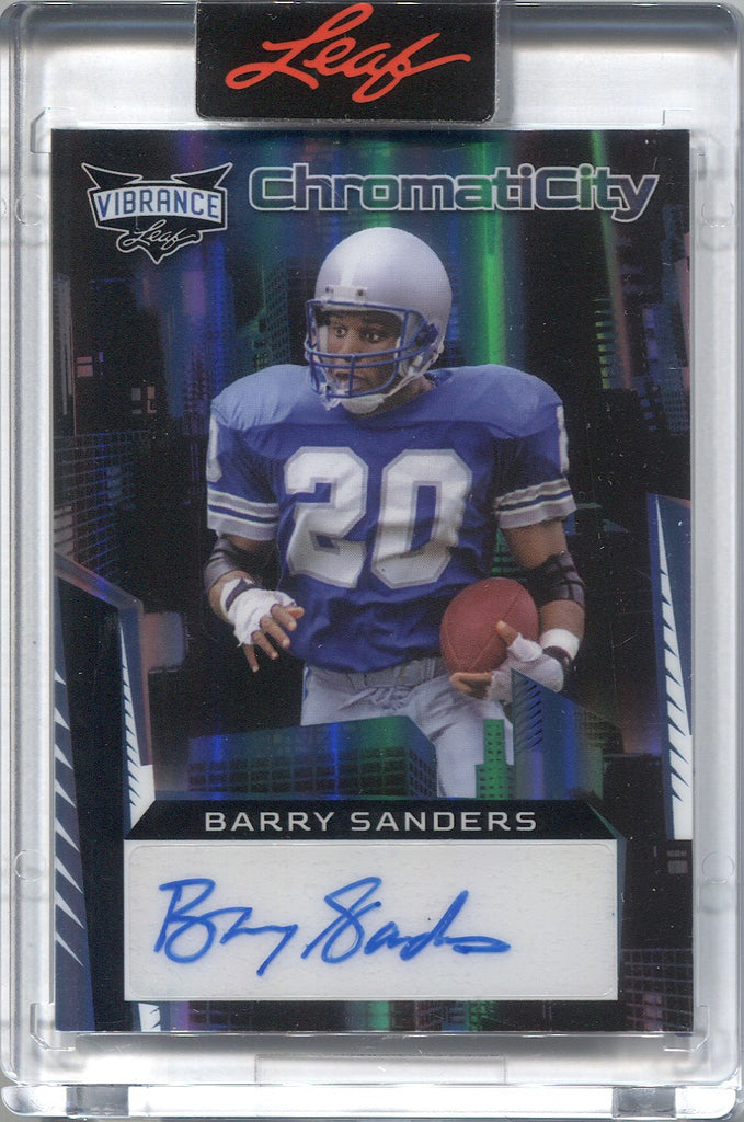 Barry Sanders/Marshall Faulk 1995 Skybox Autograph Card #150 PSA/DNA