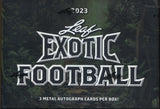 2023 Leaf Exotic Football Hobby, Box