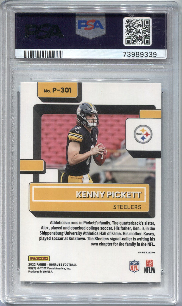 Kenny Pickett Pittsburgh Steelers 2022 Panini Donruss Optic White Hot  Rookies Holo Silver Prizm Rookie Card! for Sale in Federal Way, WA - OfferUp