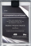 2023 Murphy Patrick Martin as The Drummer Topps Star Wars Black AUTO AUTOGRAPH A-MA