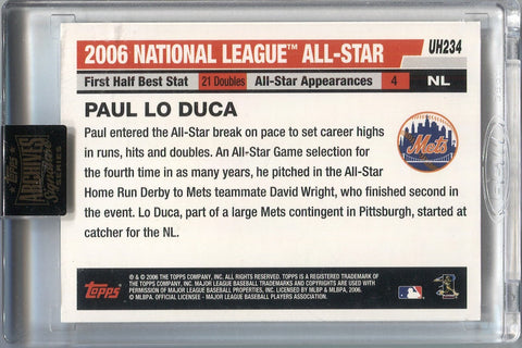 Paul Lo Duca Game Used Batting Jersey Autographs