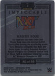 2022 Mandy Rose Panini Impeccable STAINLESS STARS 40/99 #2 NXT