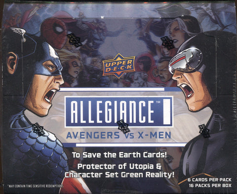 2023 Upper Deck Marvel Allegiance Avengers vs X-Men, Hobby Box