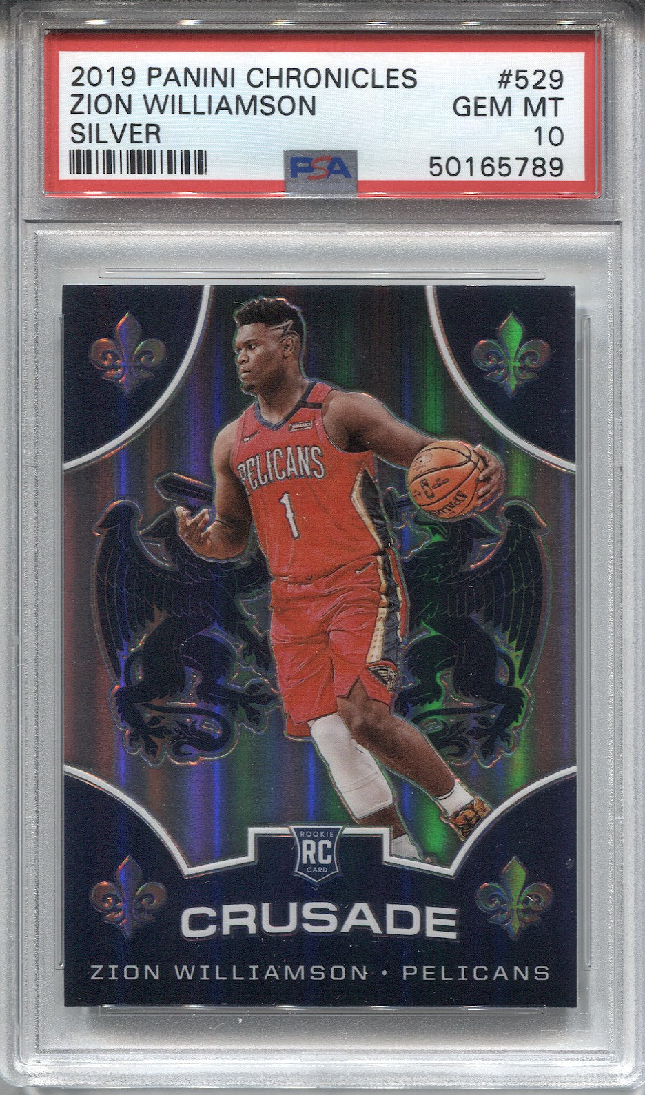 Zion hotsell williamson rookie holo