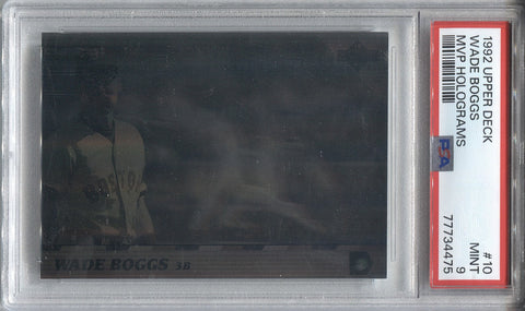 1992 Wade Boggs Upper Deck MVP HOLOGRAMS PSA 9 #10 Boston Red Sox 4475