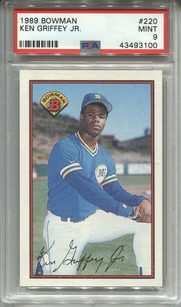 1989 Topps Baseball Mariners Ken Griffey Jr. Rookie Hof 