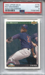 1992 Pat Mahomes Upper Deck GOLD HOLOGRAM DIAMOND DEBUTS ROOKIE RC PSA 9 #776 Minnesota Twins 7960