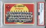 1959 Dodgers Team Topps CHECKLIST PSA 5 #457 Los Angeles Dodgers 4646